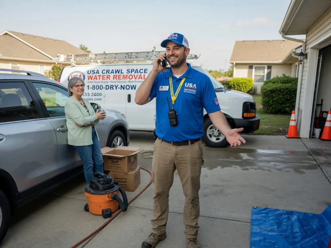 Crawl Space Water Removal Van Vleck, TX FAQs